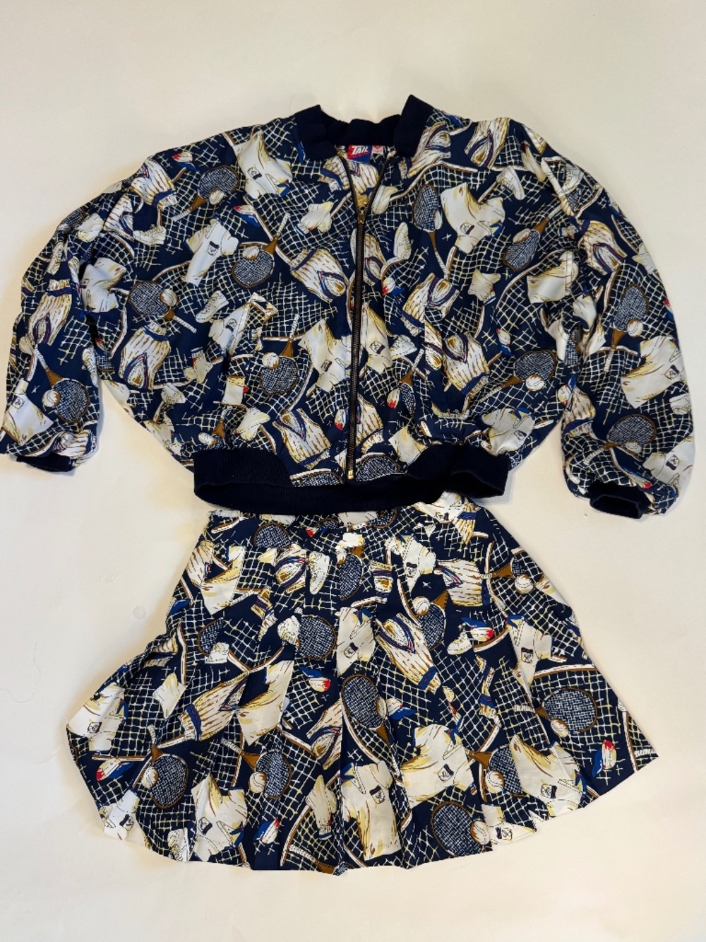 Vintage Head Tennis Co-ord Outfit (bomber and skirt)